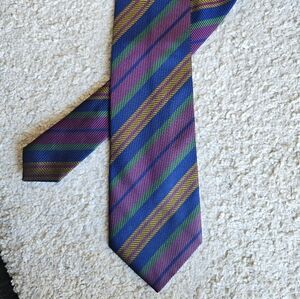 Kenzo original Striped Men's Tie made in Italy 100% silk